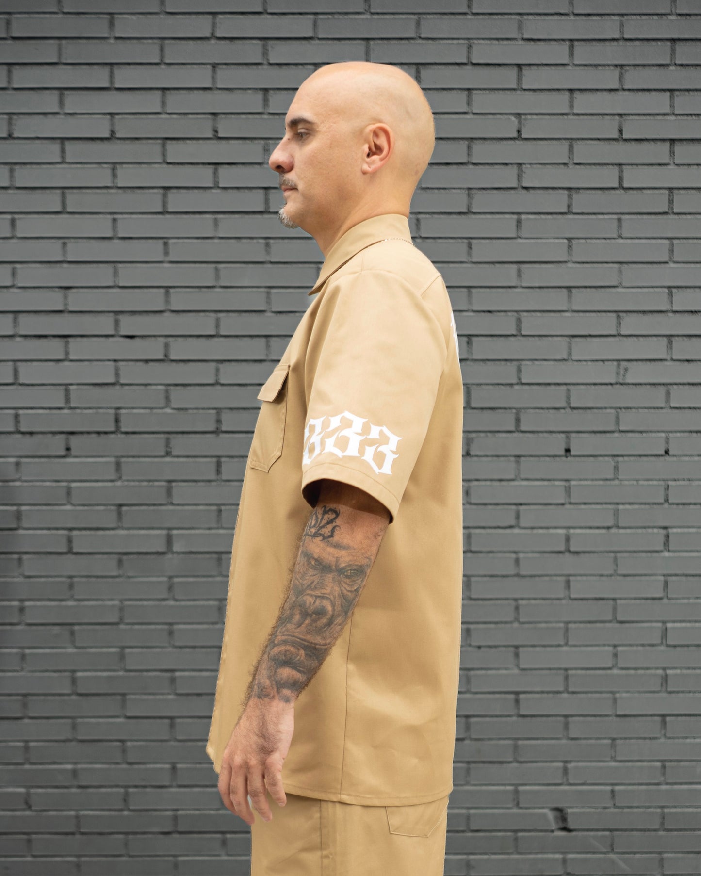 Camisa work 333 beige