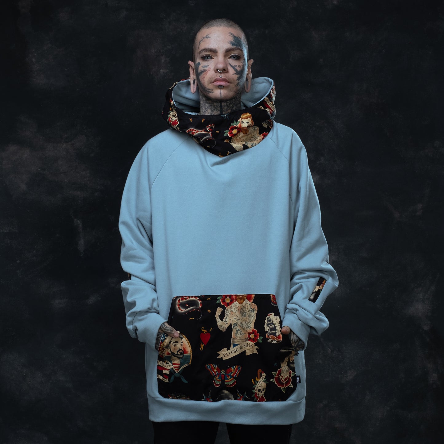 Sudadera Gris Lucky Black