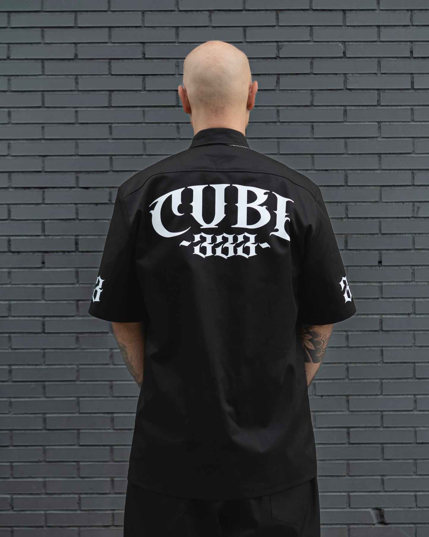 Camisa work 333 negra