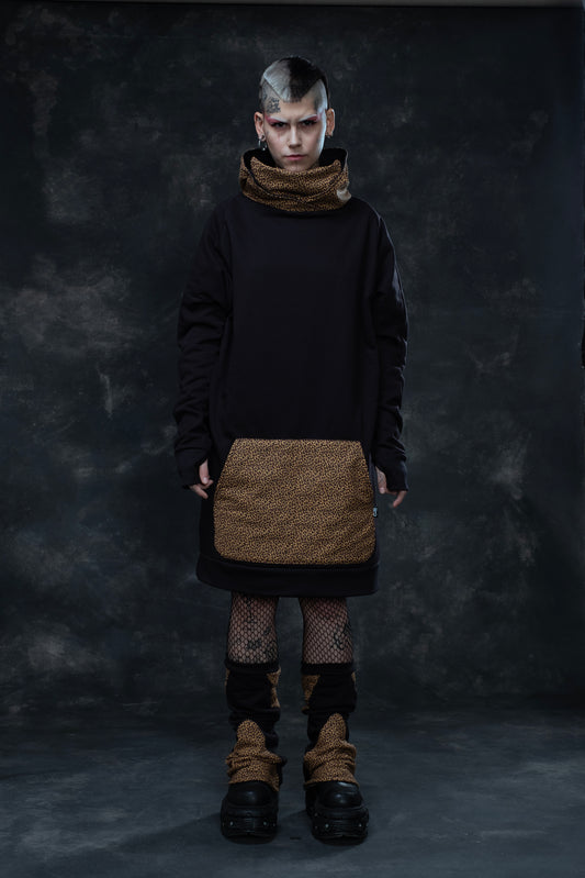 Sudadera Larga Leopard