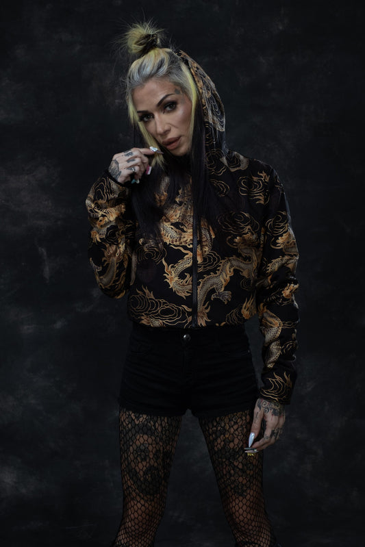 Chaqueta Reversible Dragon Gold