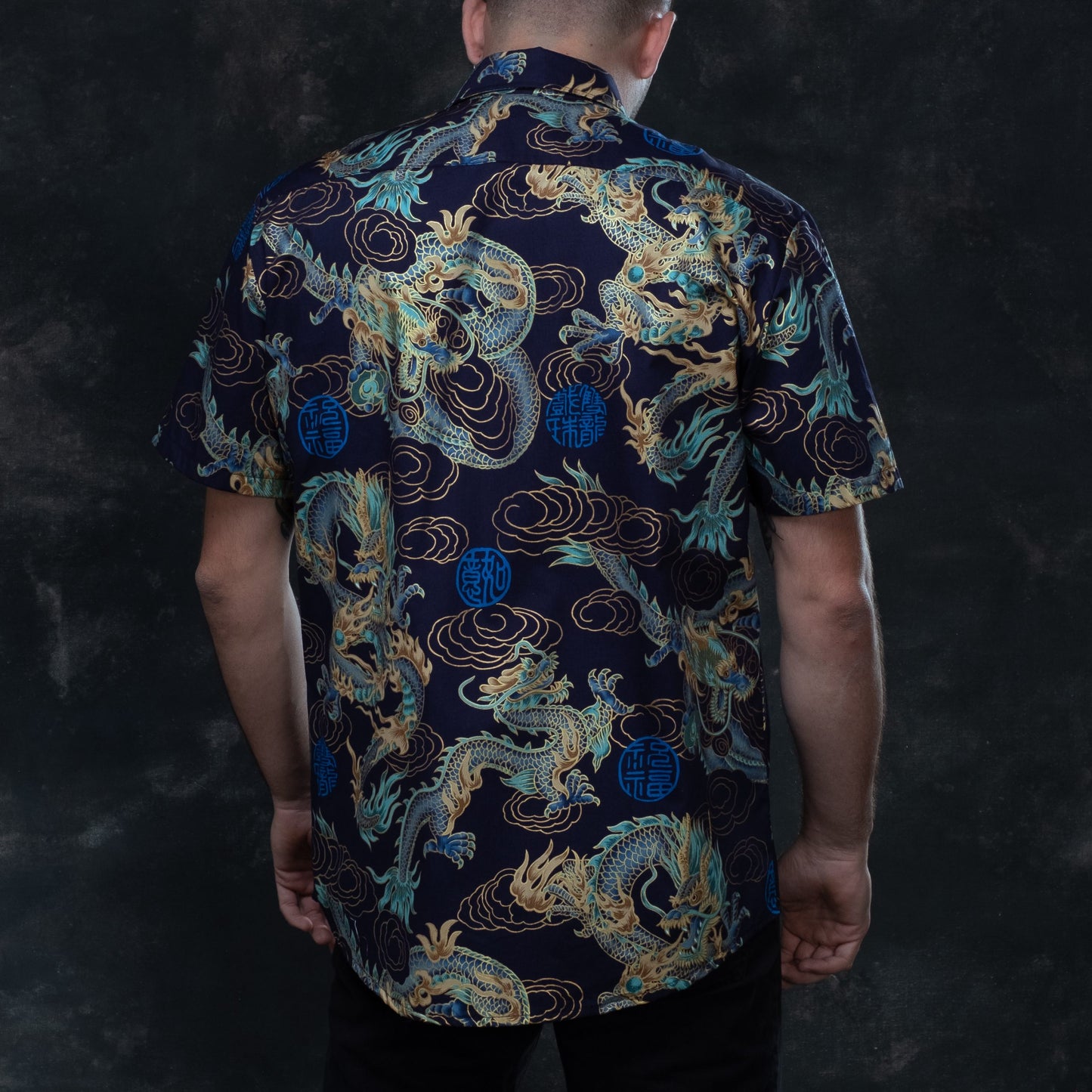 Camisa Dragon Blue