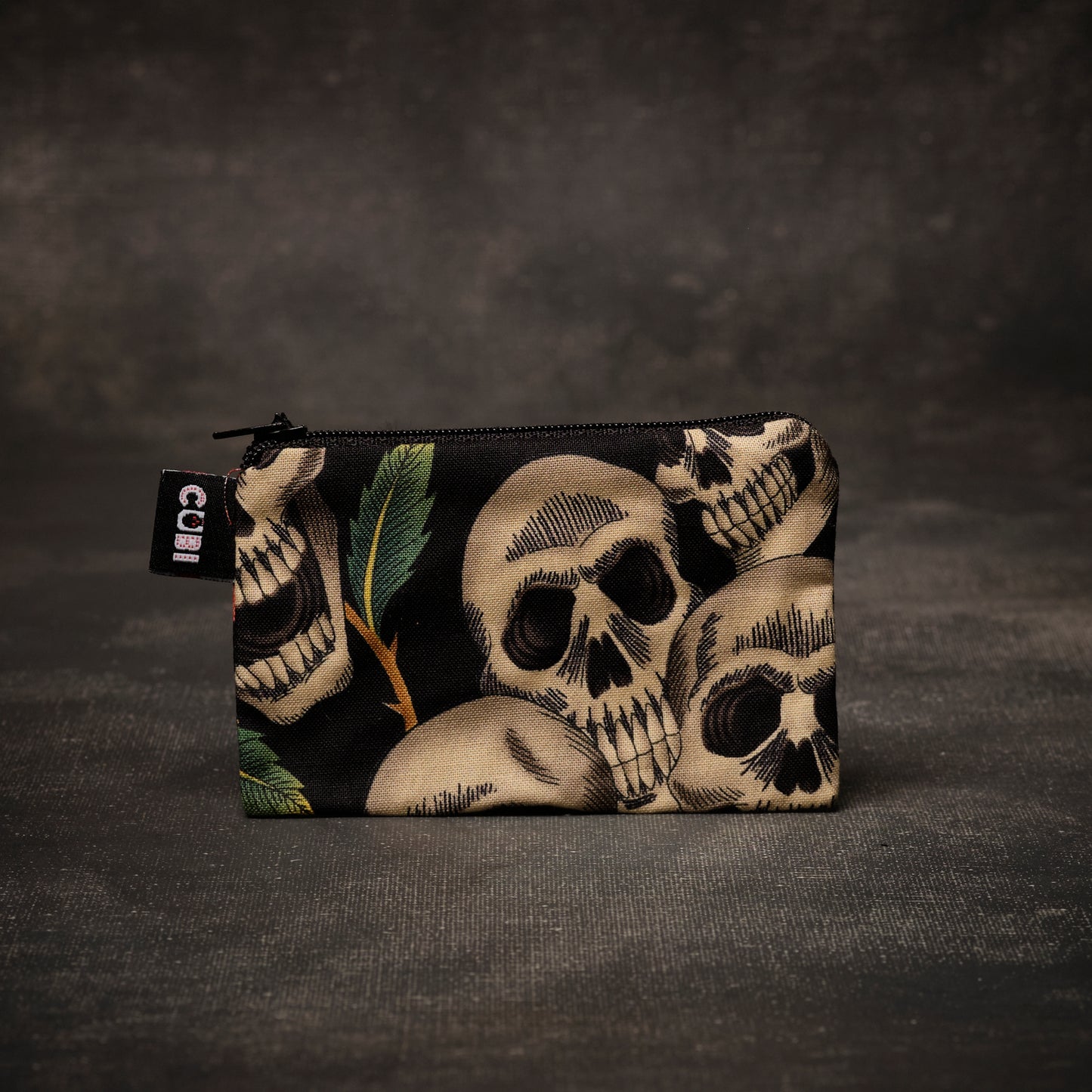 Monedero Skulls and Roses Rose