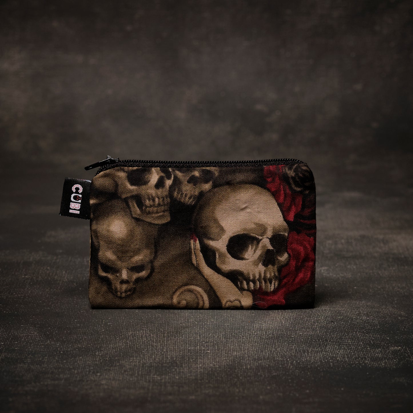 Monedero Elegant Skulls