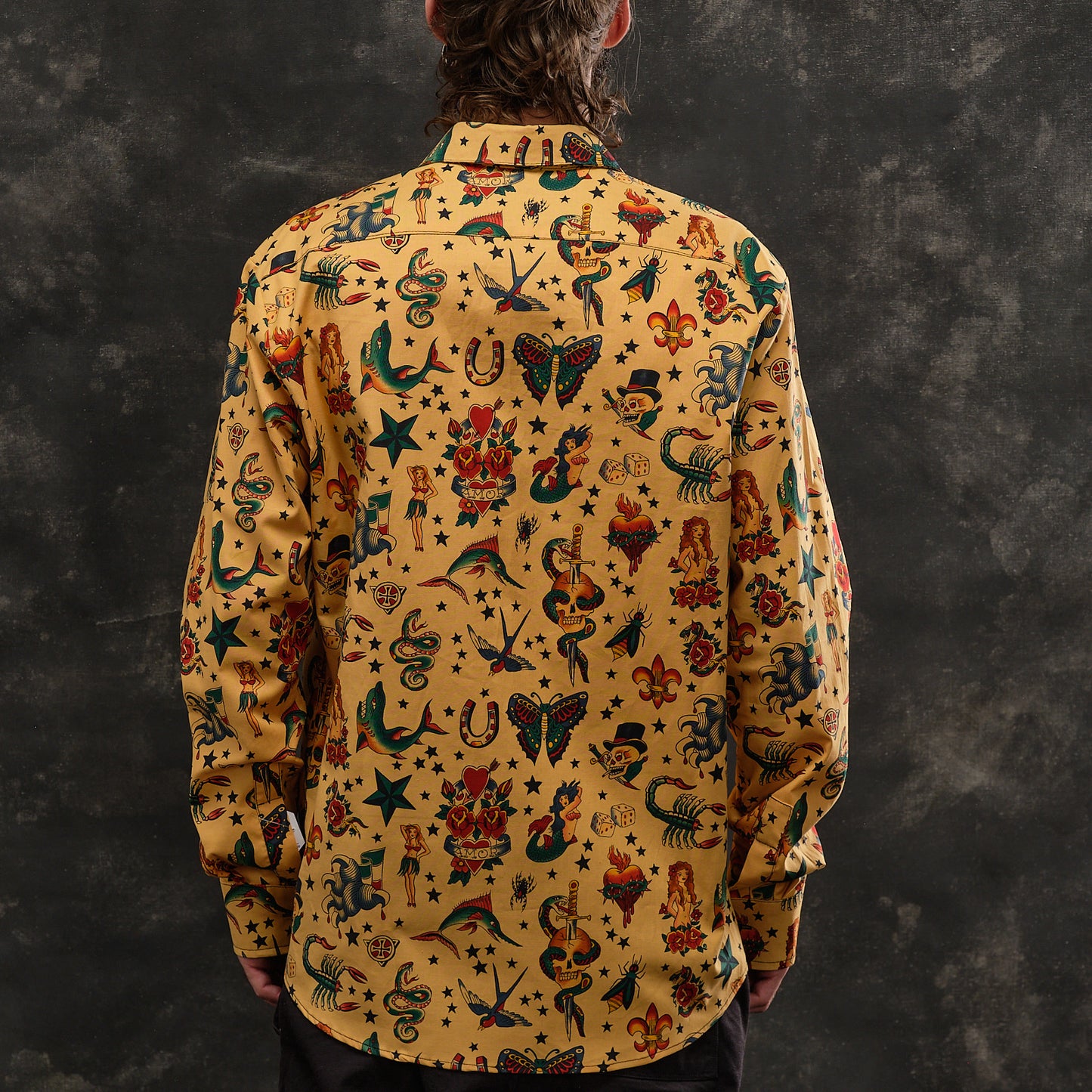 Camisa Old School Cream