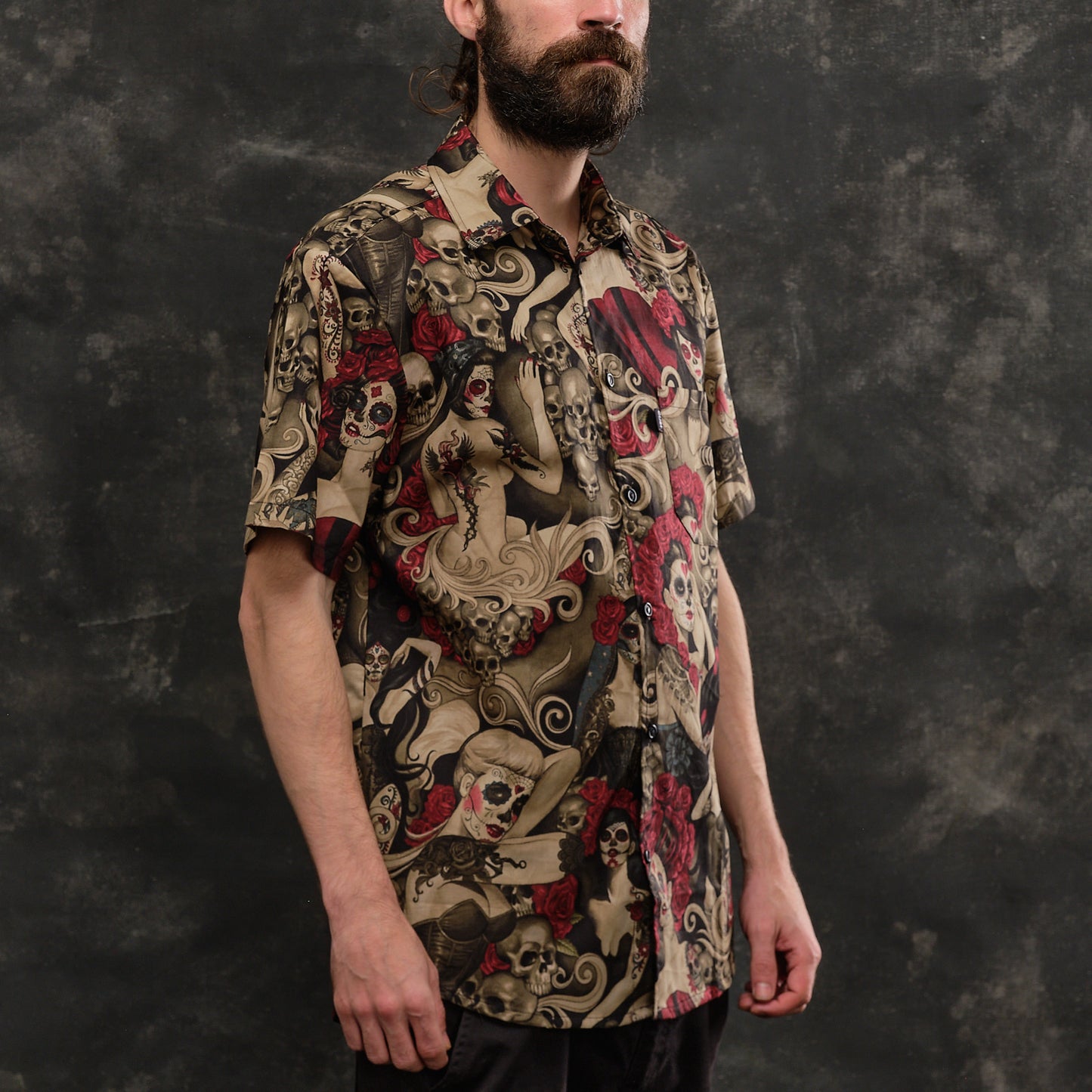 Camisa Elegant Skulls