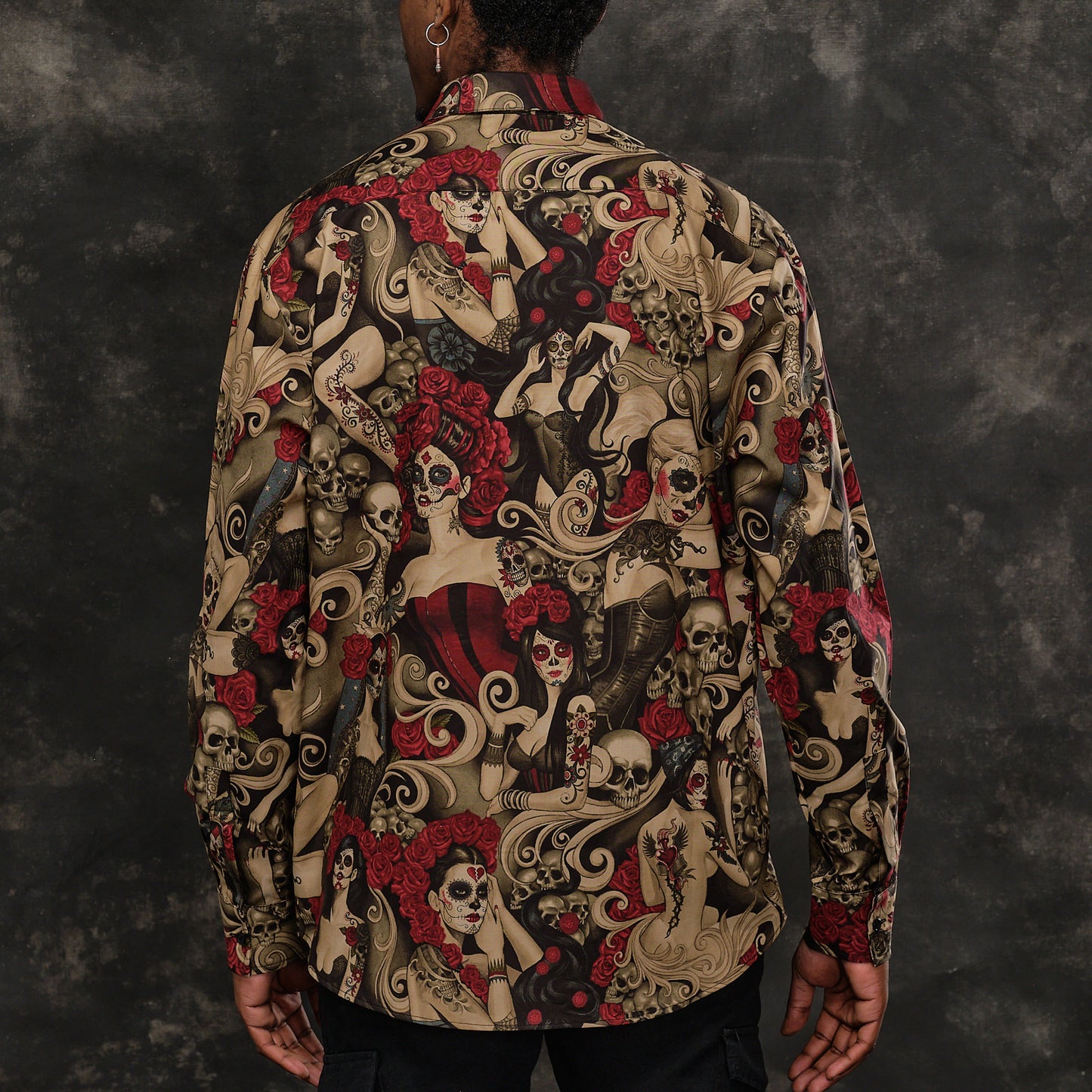 Camisa Elegant Skulls