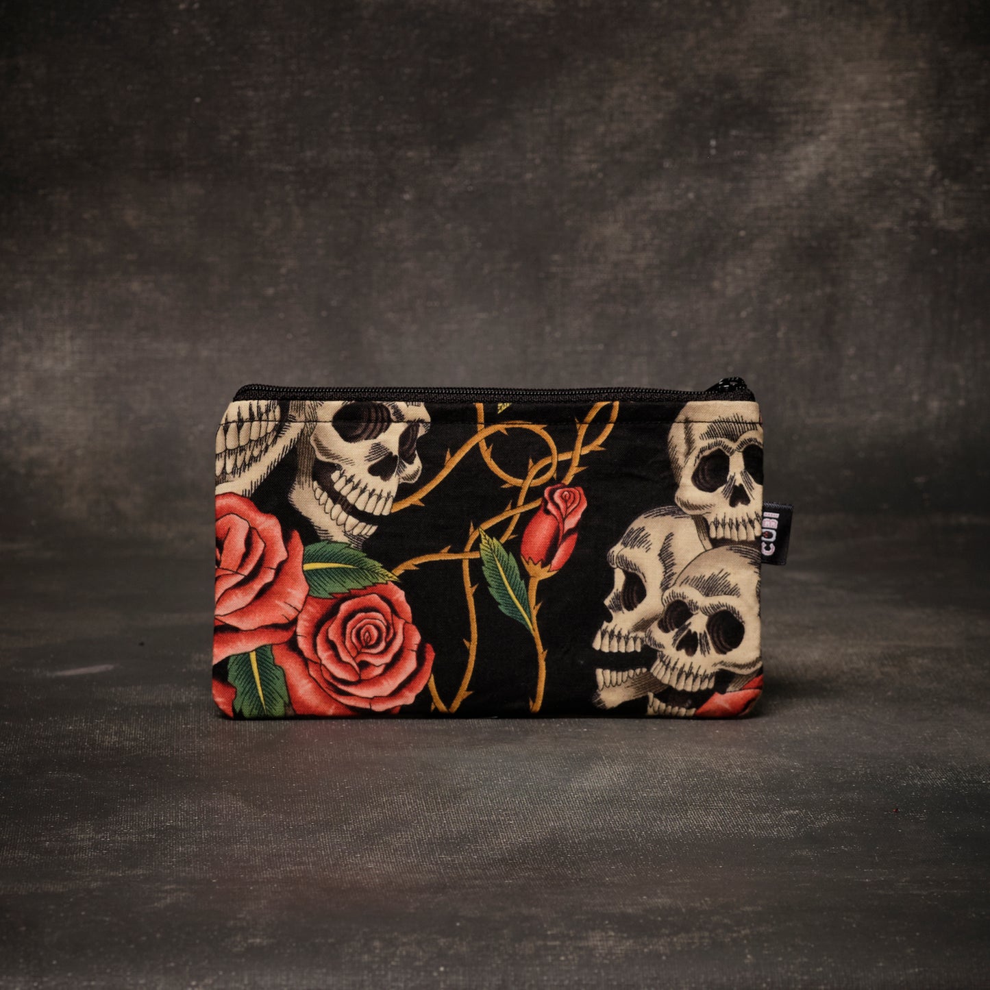 Cartera Skulls and Roses Rose