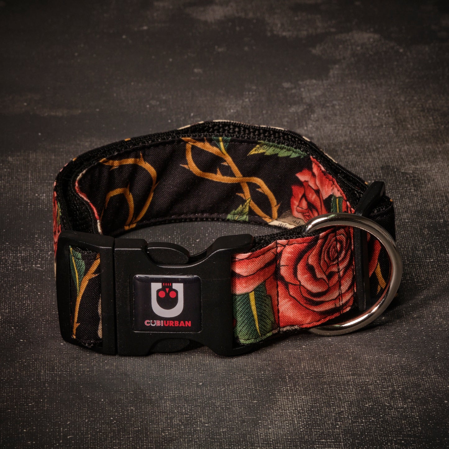 Collar Grande Skulls and Roses Rose