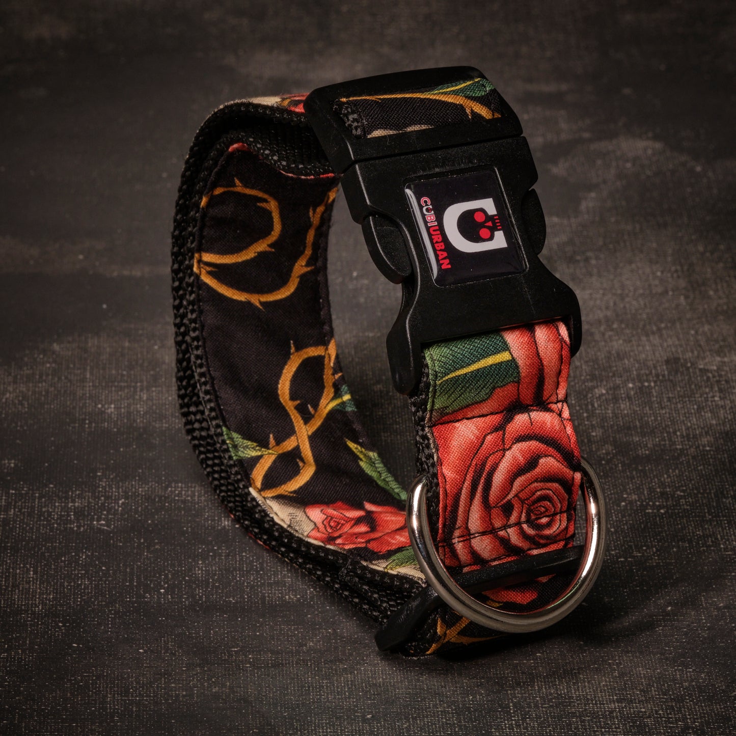 Collar Grande Skulls and Roses Rose