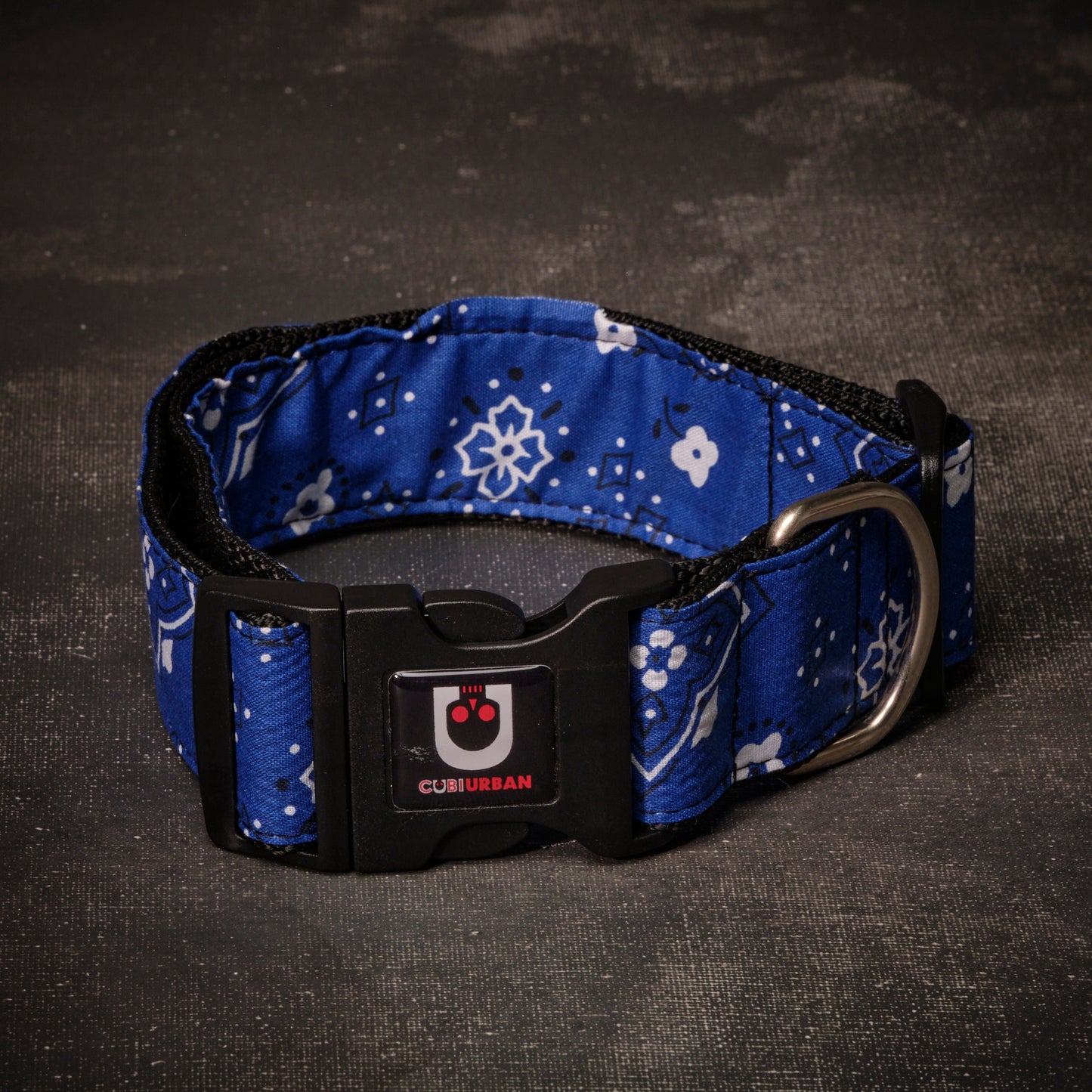 Collar Grande Bandana Azul