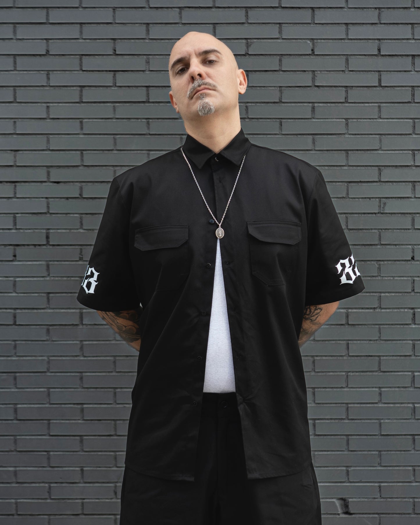 Camisa work 333 negra