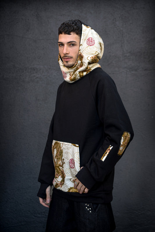 Sudadera Dragon White