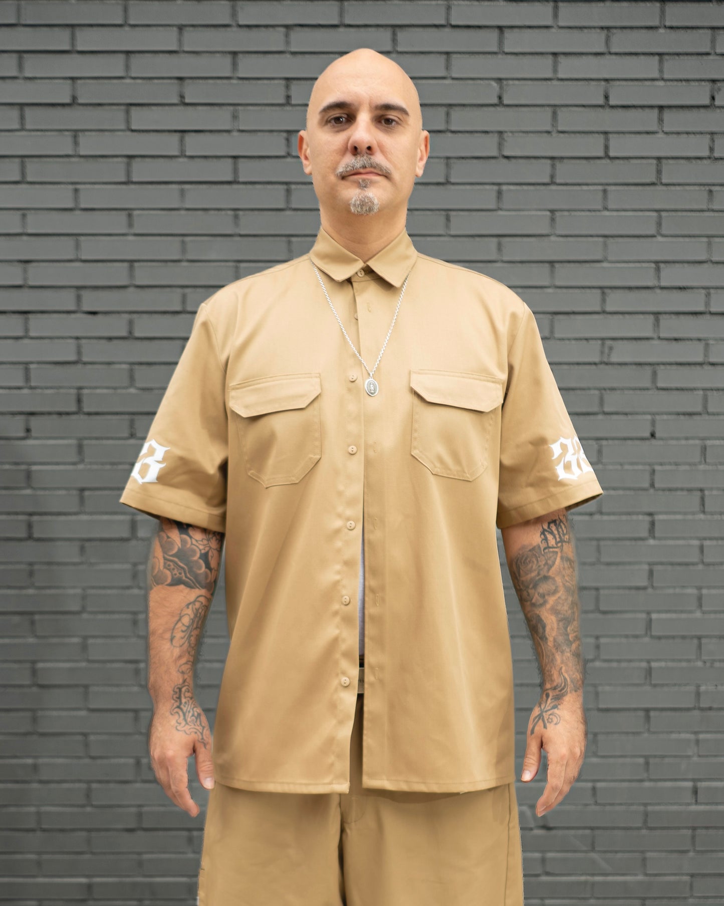 Camisa work 333 beige