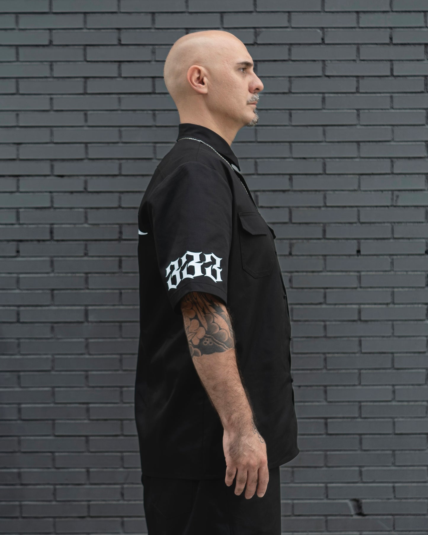 Camisa work 333 negra