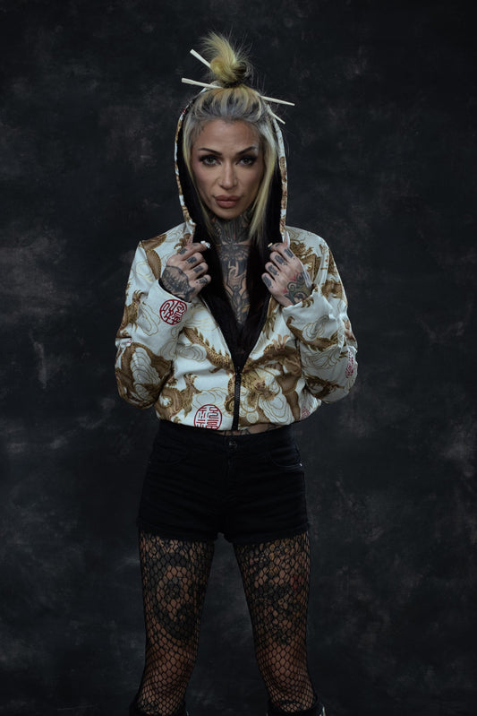 Chaqueta Reversible Dragon White