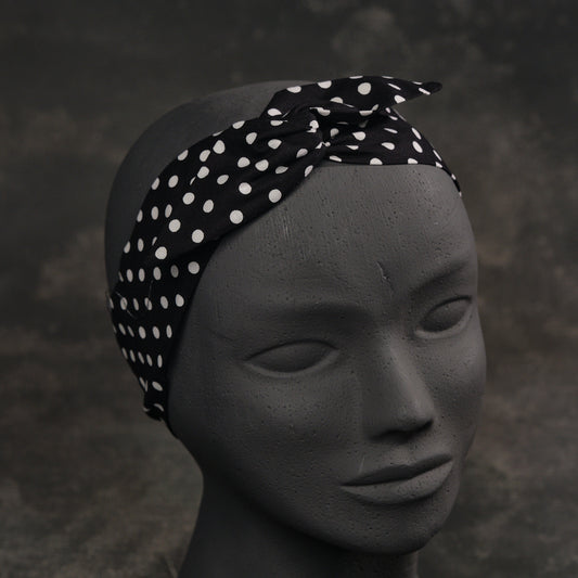 Pañuelo Lunar Negro