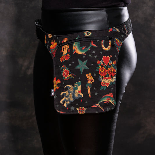 Riñonera Old School Black