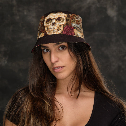 gorro pescador skulls