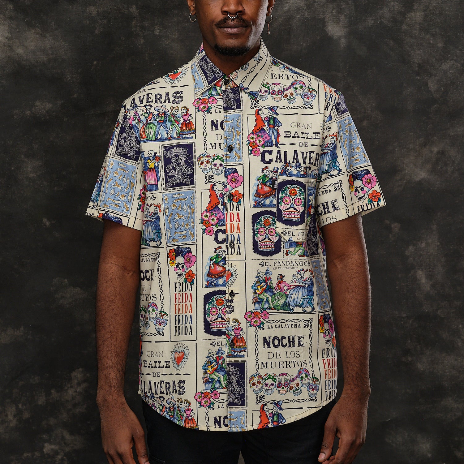 camisa skulls