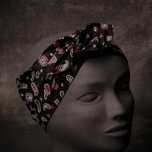 Bandana Roja y Negra